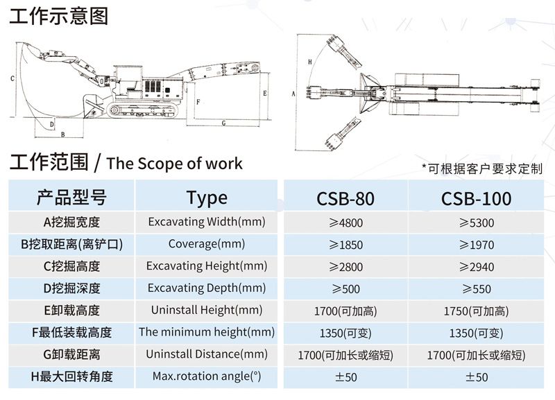 CSB-80履帶式扒渣機